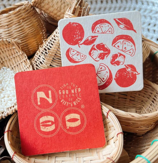 Coaster paper printing with logo - Image 2